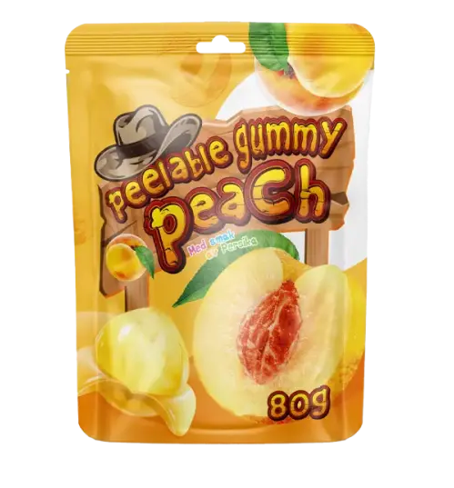 Peelable Gummy Peach 80g