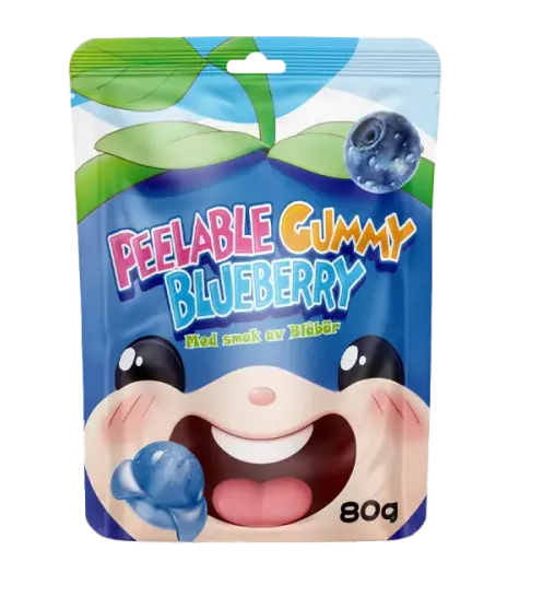 Peelable Gummy Blueberry 80g