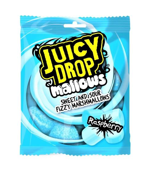 Juicy Drop Mallows Raspberry 100g