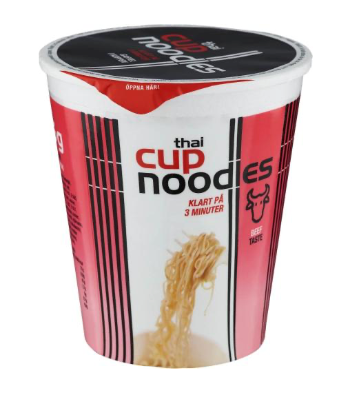 Thai Cup Noodles Beef Flavour 65g