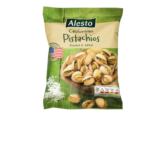 Alesto Californian Pistachios Roasted & Salted 200g