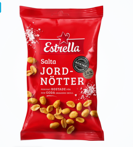 Jordnötter Salta 160 g