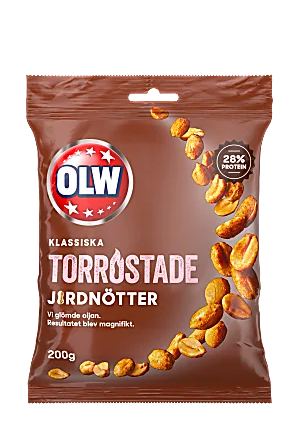 Jordnötter Torrostade OLW. 200 g.