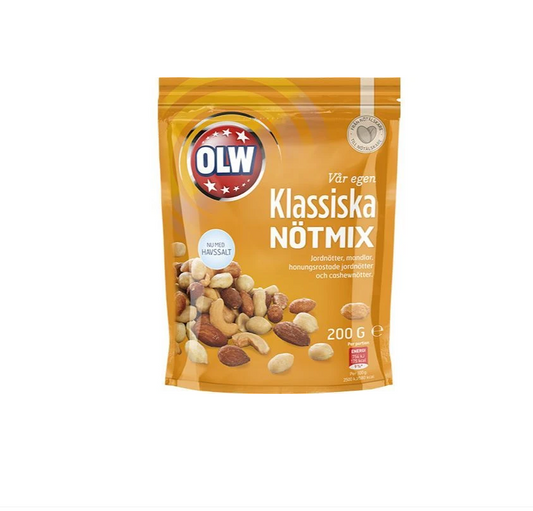 OLW Vår Klassiska Nötmix - 200 gram