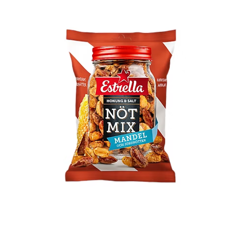 Estrella Nötmix Honung&salt Mandel 175g