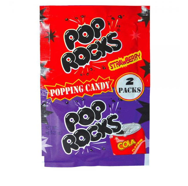 Pop Rocks Poppande Godis Jordgubb & Cola 2-pack