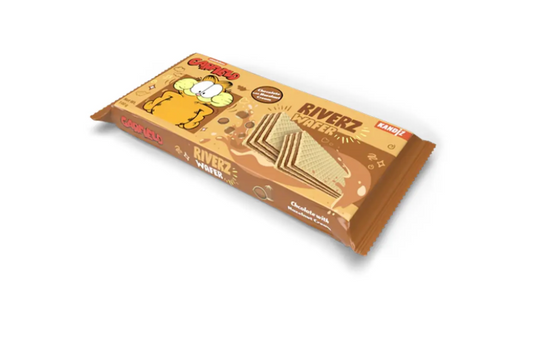 Garfield Riverz Wafer ChocoHazelnut 100g