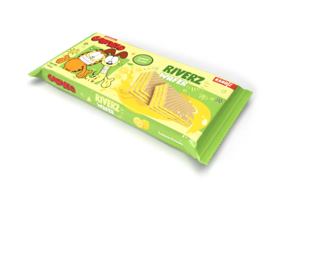 Garfield Riverz Wafer Lemon 100g