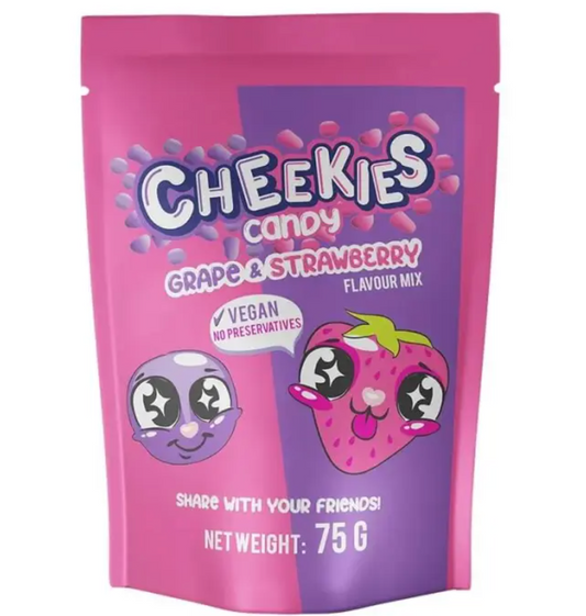 Cheekies Grape Strawberry 75g