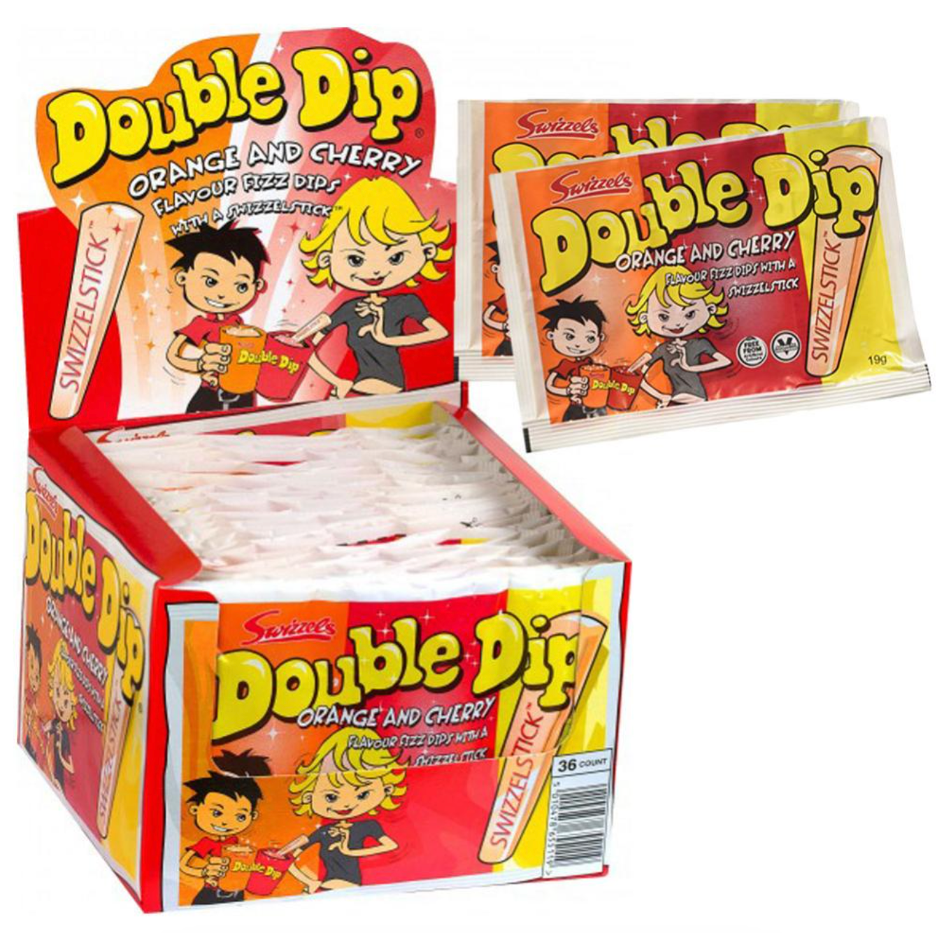 Double Dip Apelsin/Körsbär Godis (1st)