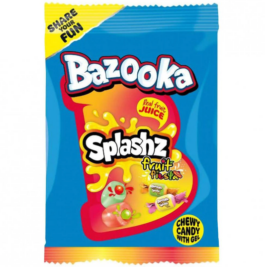 Bazooka Splashz Fruit Fiesta 120g