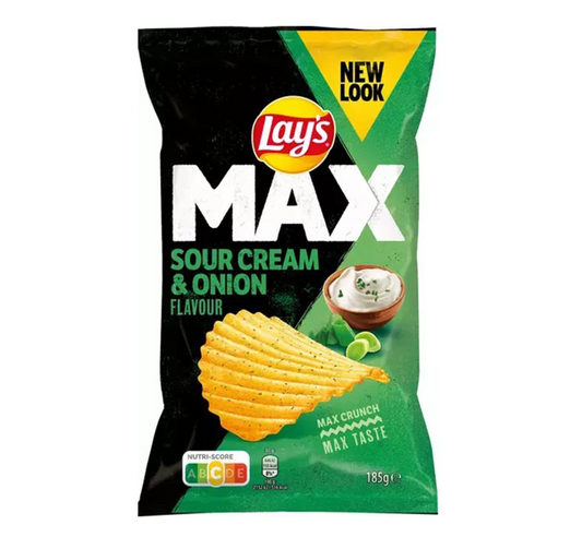 Lays Max Sourcream & Onion 185g