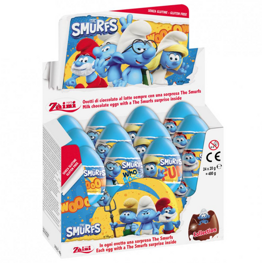 Smurfarna Chokladägg med Överraskning 1st x 20g