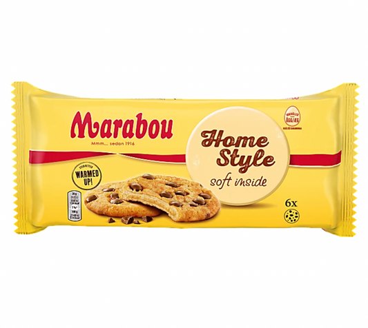 Marabou Homestyle Cookies Chocolate Filled 156g