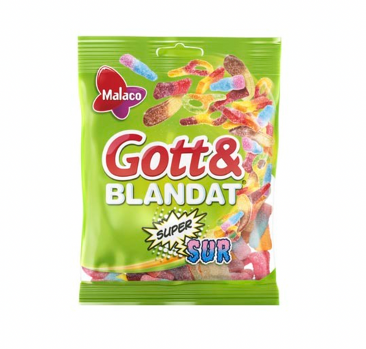 Malaco Gott & Blandat Supersur 130g