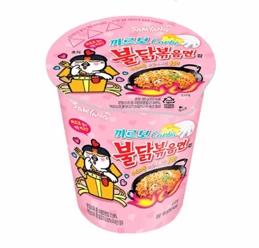 Samyang Buldak Carbo Hot Chicken Flavor Ramen Cup 80g