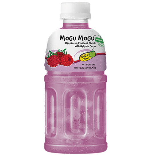 Raspberry Drink with Nata de Coco 320ml Mogu Mogu