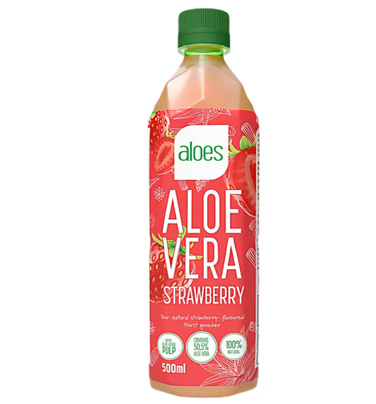 Aloe Vera Jordgubb 500ml