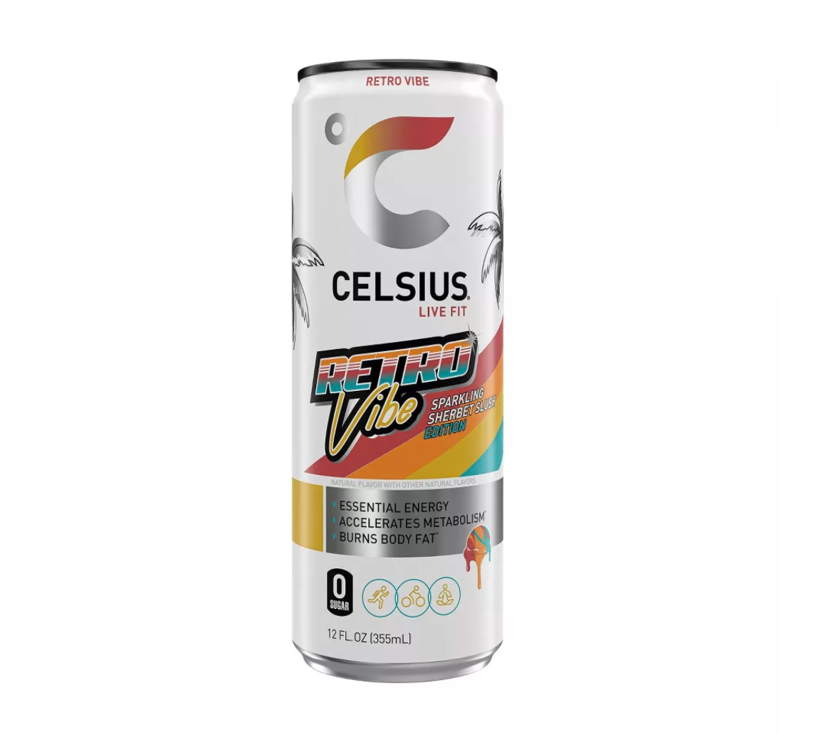 Celsius Sparkling Retro Vibe 355ml