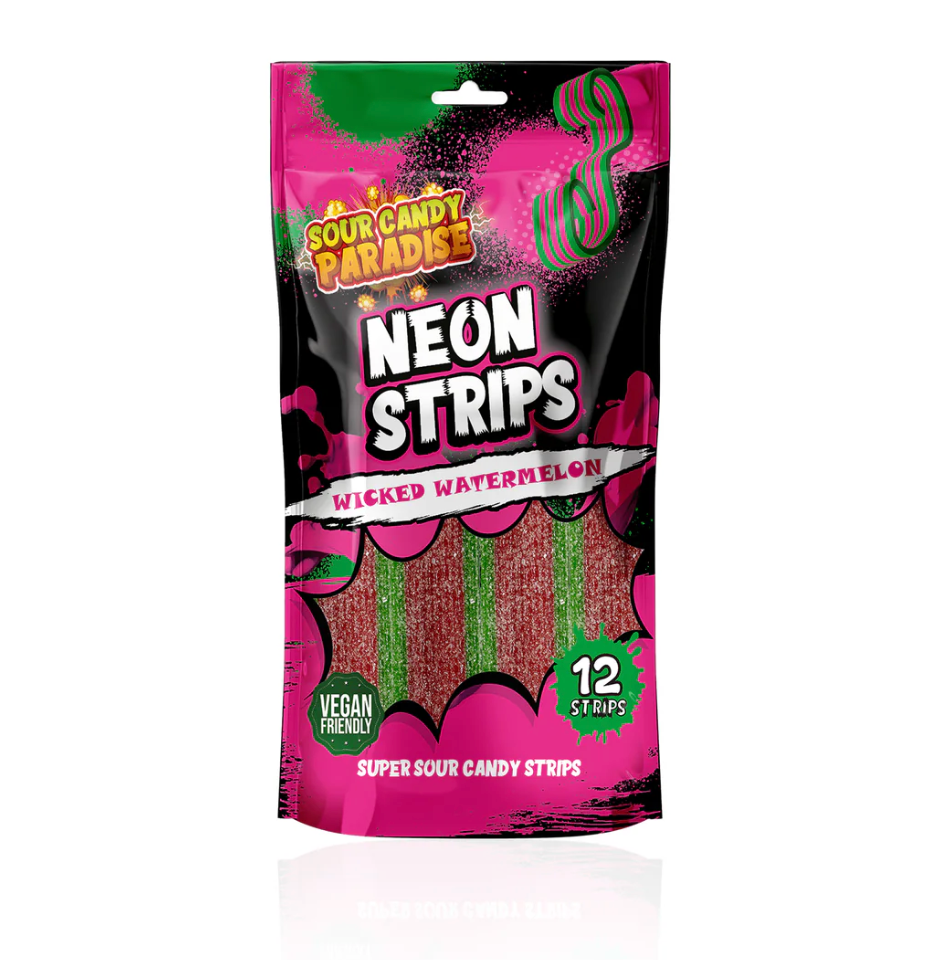 Amos 4D Fruktgummi Fersken Burst 65g