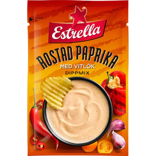 Estrella Dipmix Rostad Paprika & Vitlök 24g