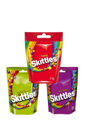 Skittles 3-pakning 152 g