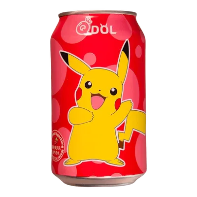 Qdol Pokemon Soda Strawberry 33cl