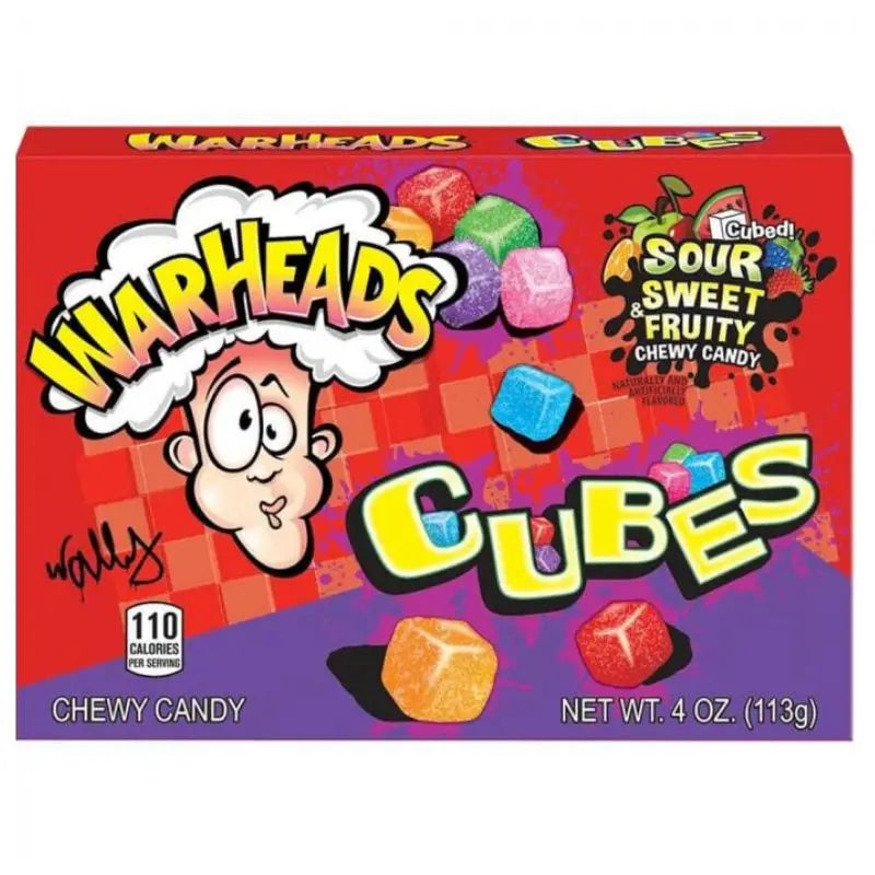 Warheads Sour Chewy Cubes 113g