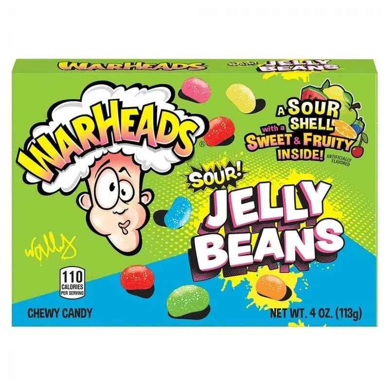 Warheads Sour Jelly Beans 113g