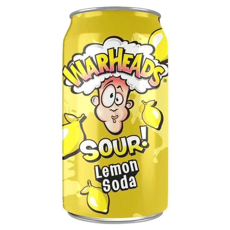 Warheads Sour Lemon Soda 355ml