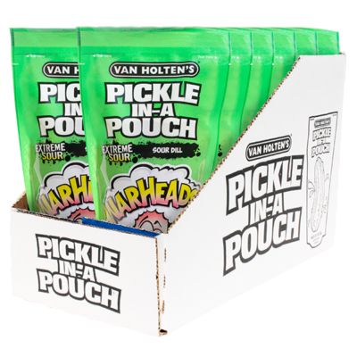 Warheads Extreme Sour Pickle Jumbo 12-pack x 242g
