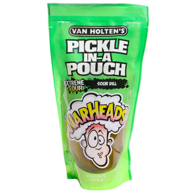 Warheads Extreme Sour Pickle Jumbo 12-pack x 242g