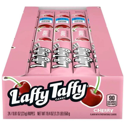 Wonka Laffy Taffy Cherry Rope 24st x 23g