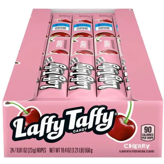 Wonka Laffy Taffy Cherry Rope 24st x 23g
