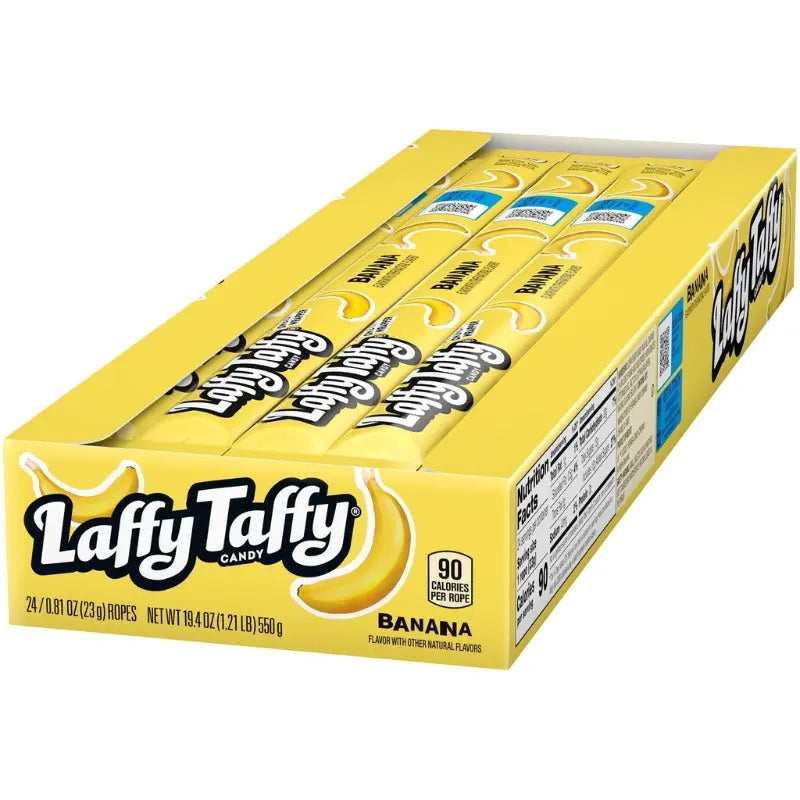 Wonka Laffy Taffy Rope Banana 24st x 23g