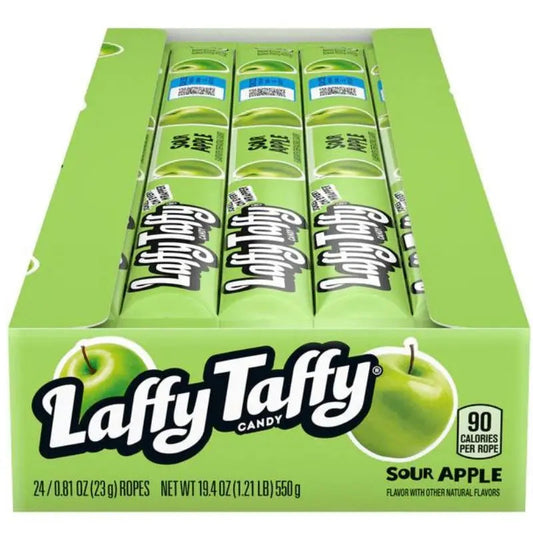Wonka Laffy Taffy Sour Apple  24st x 23g