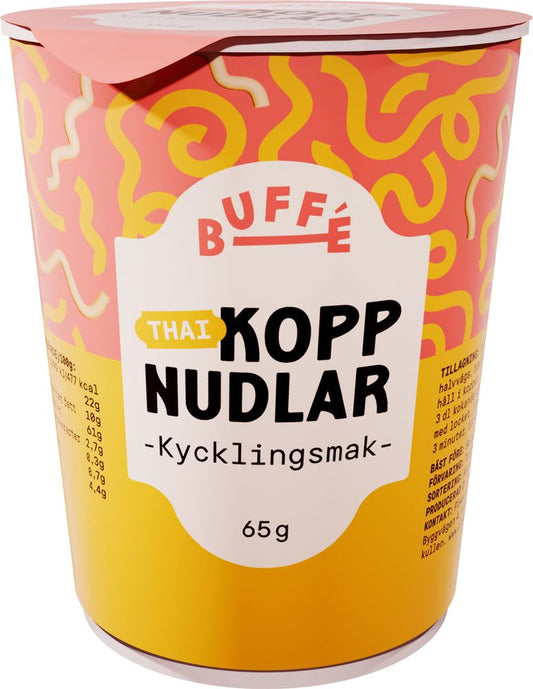 Thai Cup Noodles Kylling 24 stk x 65 g (Kopi) 