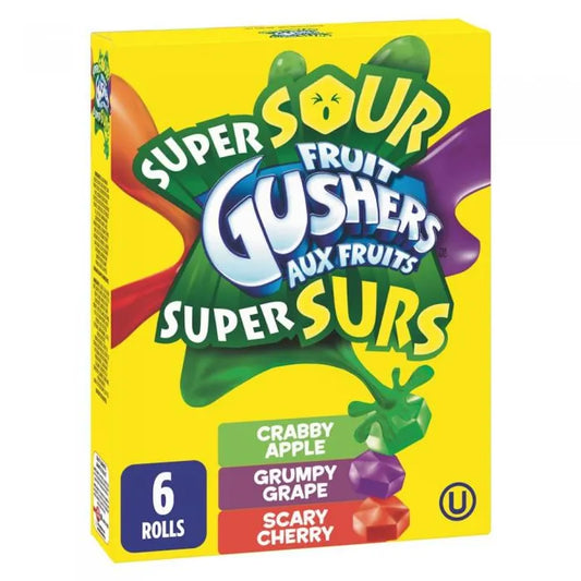 FRUIT GUSHERS SUPER SURS 138G