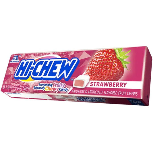 Morinaga Hi-Chew Jordgubbe Japanskt Godis 50g