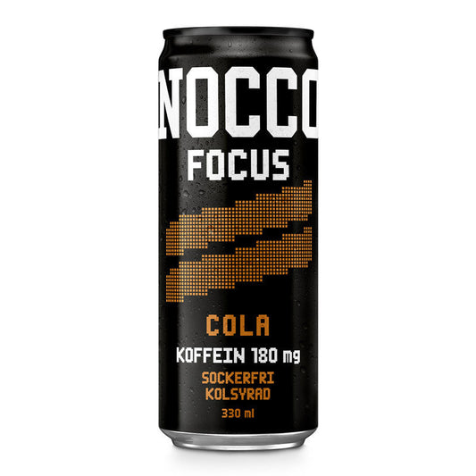 NOCCO Cola Focus Energidryck Burk 33cl