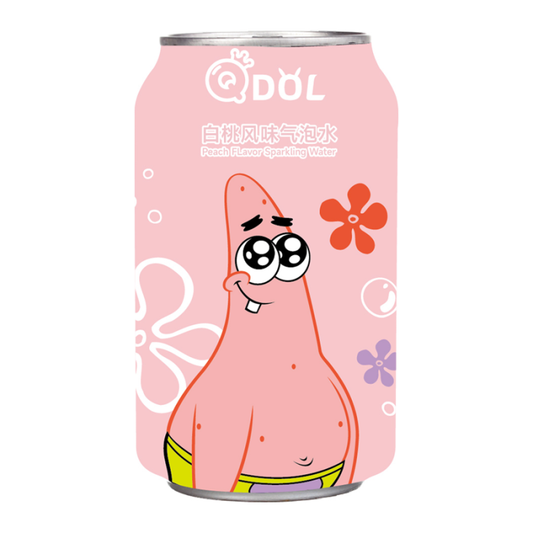 QDol Spongebob Peach Sparkling Drink 330ml