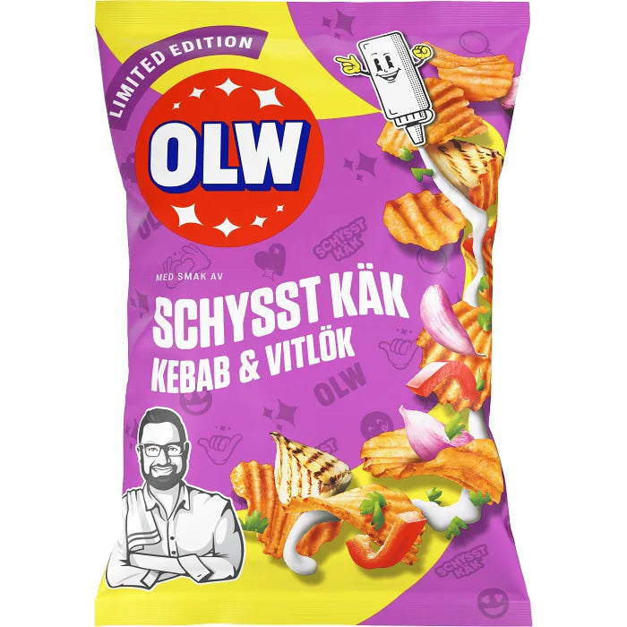 OLW Schysst Käk Kebab & Vitlök 250g