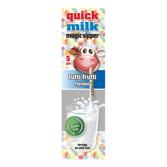 Quick Milk Sugrör Tutti-Frutti 5-pack