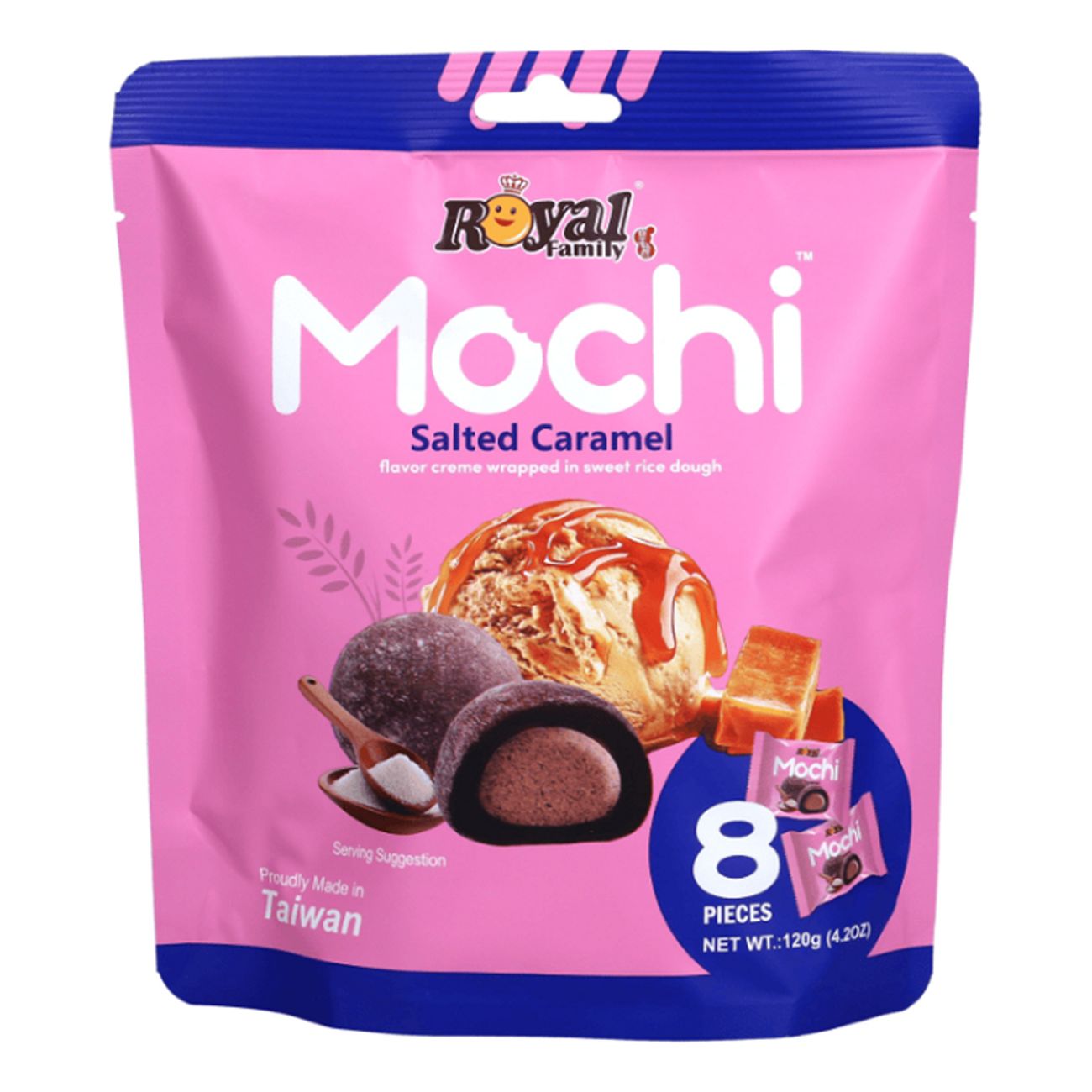 Royal Family Mochi Salted Caramel 120g