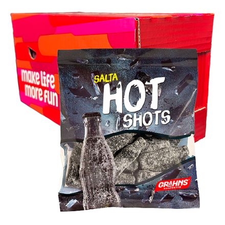 Grahns Salta Hotshots Godisflaskor Storpack 80g x 14st
