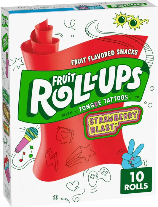 Fruit Roll Ups Strawberry Sensation 10-Pack 140g