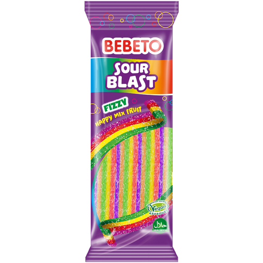 Sour Blast Fizzy Happy Mix Fruit 180g