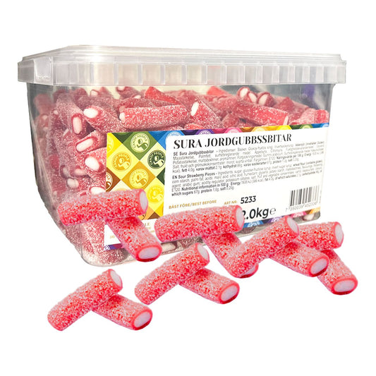 Sura Jordgubbsbitar 2kg