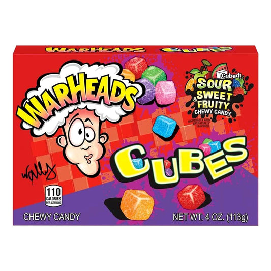 Warheads Sour Chewy Cubes 113g